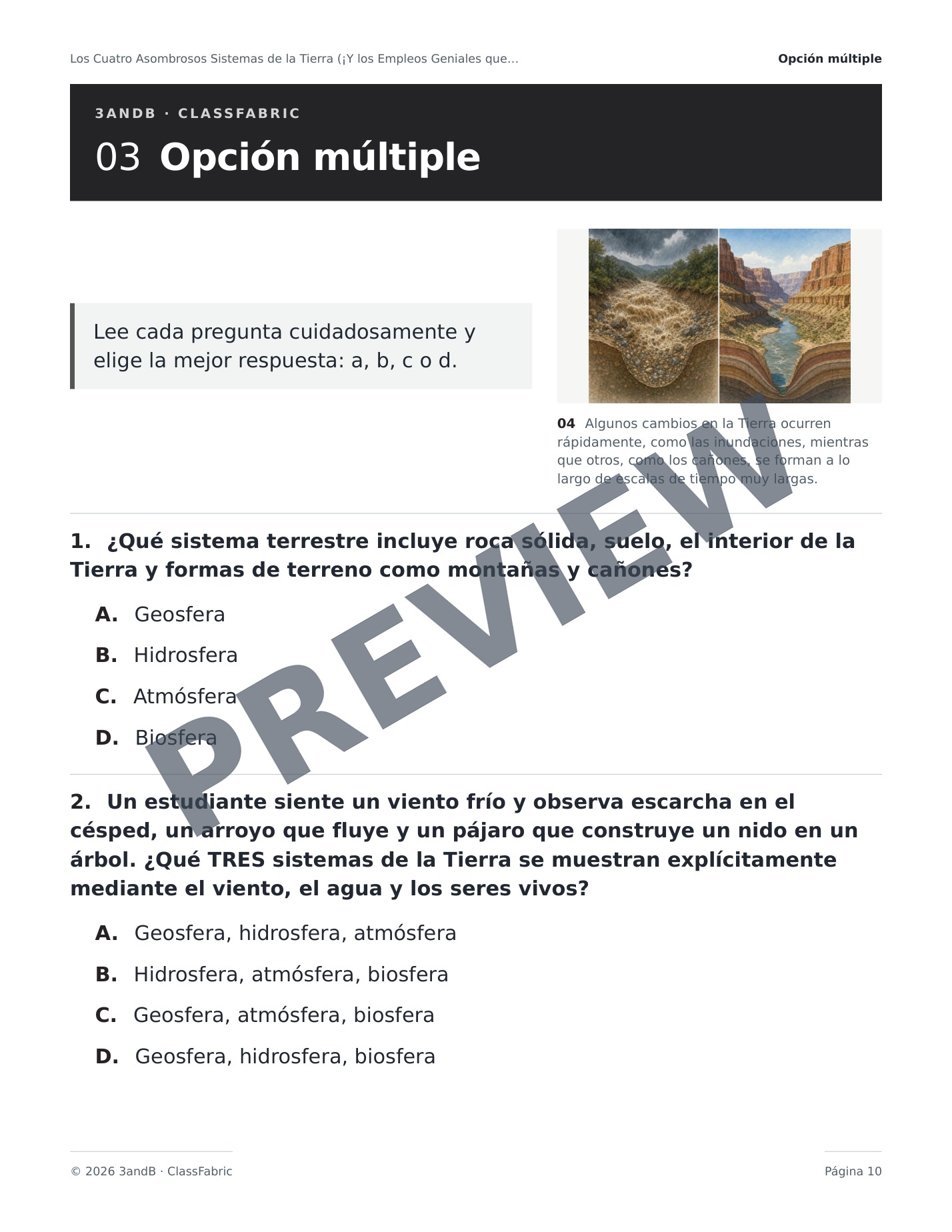 Página 10 / 23 — ¿Qué son las ciencias de la Tierra?